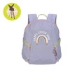 Lassig Plecak do przedszkolaTiny Outdoor Rainbow pastel lilac