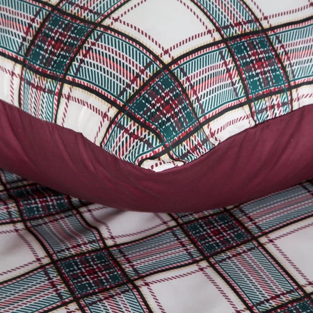 Komplet pościel rozm.: 140 x 200 cm wzór: ARON klasyczna krata