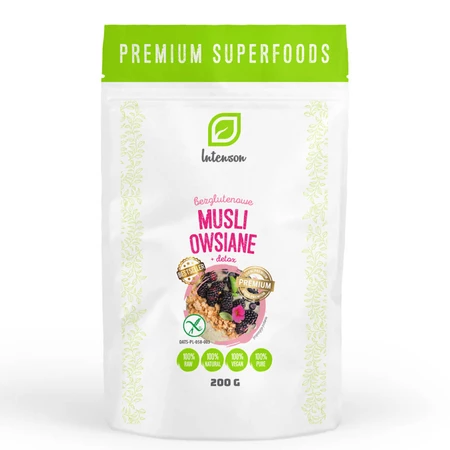 Intenson Bezglutenowe Musli + Detox 200 G