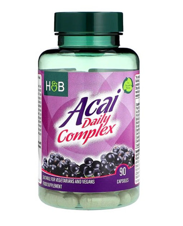 Holland & Barrett Acai Jagody Acai z dodatkowymi składnikami Daily Complex 90 kaps. vege
