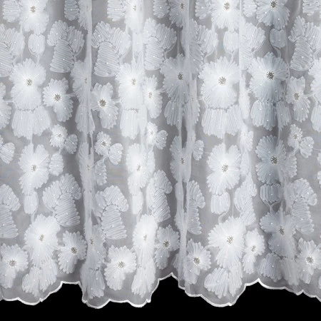 ZASŁONA GOTOWA JASMIN 140 X 250 CM BIAŁY