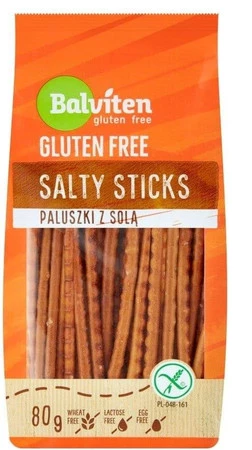 Balviten − Paluszki z solą bezglutenowe − 80 g