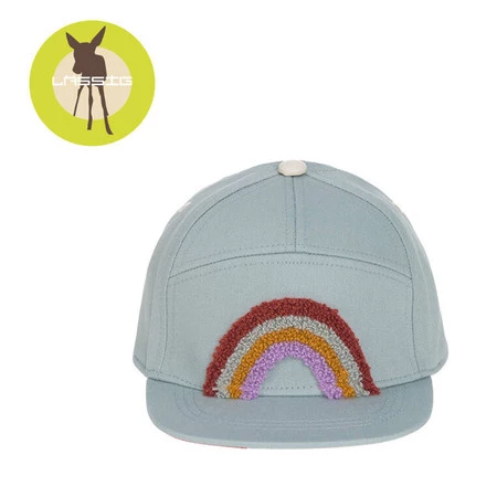 Lassig Czapka z daszkiem dziecięca Little Gang Rainbow light blue 2-6 lat