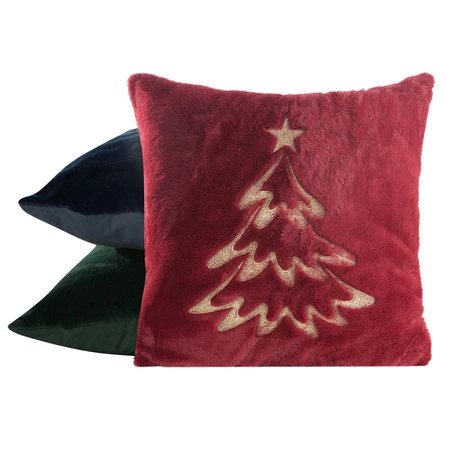 POSZEWKA ŚWIATECZNA 120F 45 X 45 CM BORDOWY