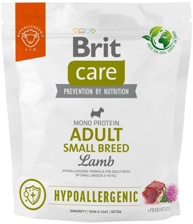Brit Care Dog Hypoallergenic Adult Small Lamb 1kg
