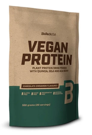 BioTech USA Vegan Protein odżywka białkowa 500g smak vanilia cookies