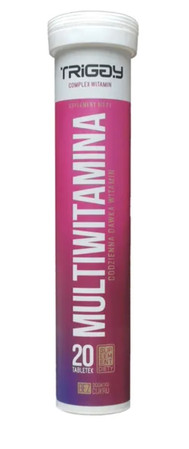 Triggy Multiwitamina 20 tabl. smak truskawka