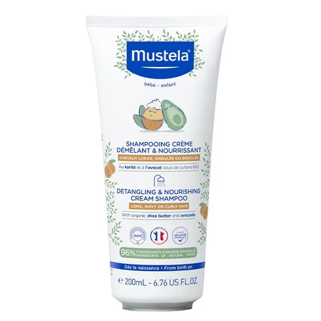 Mustela Odżywczy szampon ułatwiający rozczesywanie 200ml