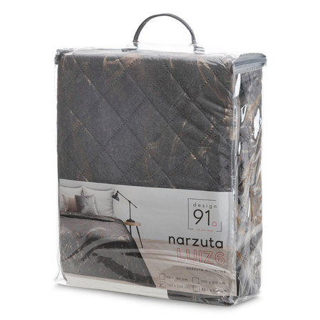 NARZUTA D91 LUIZ 6 220 X 240 CM STALOWY