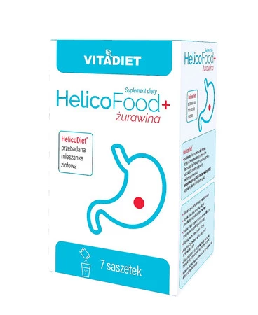 Vitadiet Helicofood 7 Sasz. Jelita, Wrzody Żołądka