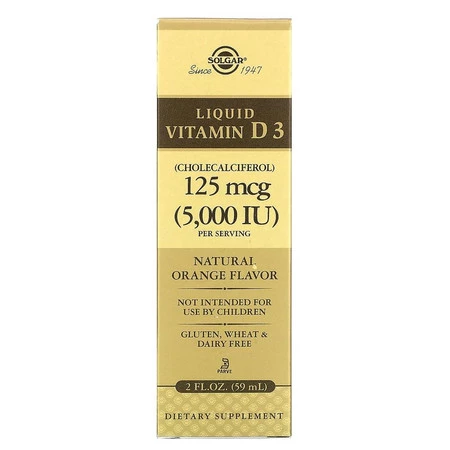 Solgar Liquid Vitamin D3 Cholecalciferol 59 ml