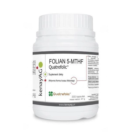 Folian 5-MTHF Quatrefolic (300 kaps.)
