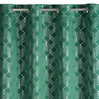 ZASŁONA GOTOWA D91 POLI 140 X 250 CM ZIELONY