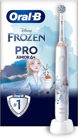 ORAL-B BRAUN SZCZOTECZKA ELEKTRYCZNA JUNIOR PRO FROZEN 6+lat (3 programy)