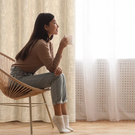 ZASŁONA GOTOWA LIREN 140 X 250 CM BEŻOWY