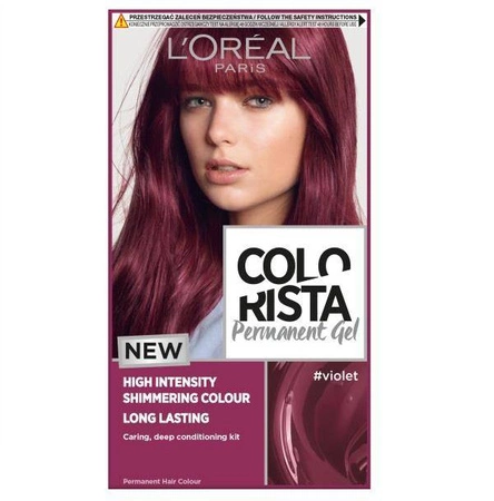 Colorista Permanent Gel trwała farba do włosów #violet