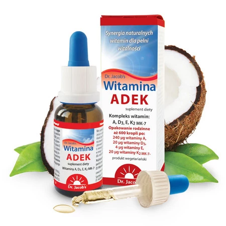 Dr Jacob'S Witamina ADEK 20 ml Wzmacnia Odporność