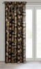 ZASŁONA GOTOWA MAROKO NA TAŚMIE 140 X 270 CM CZARNY