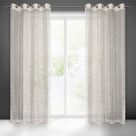 FIRANA GOTOWA RACHEL 140 X 250 CM NATURALNY