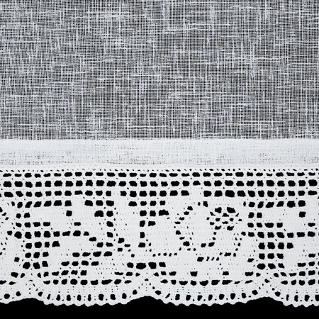 Firana gotowa Lari na Taśmie 150 x 60 cm, Biały