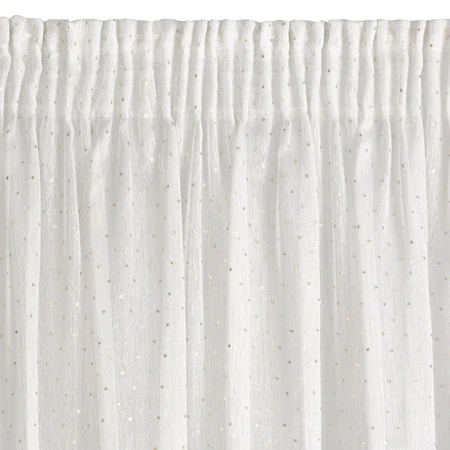 FIRANA GOTOWA SIBEL NA TAŚMIE 300 X 150 CM BIAŁY