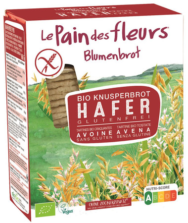 LE PAIN DES FLEURS PIECZYWO CHRUPKIE OWSIANE BEZGLUTENOWE BIO 150 g