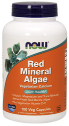 Now Foods Red Mineral Algae na wsparcie układu kostnego 180 kaps. vege