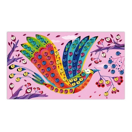 Janod Zestaw kreatywny Urokliwe cekiny Cudowny ogród 5+