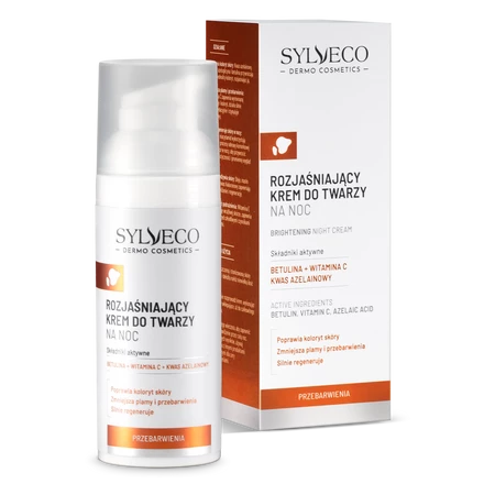 Sylveco Dermo Przebarwienia Krem rozjaśniający do twarzy na noc 50ml