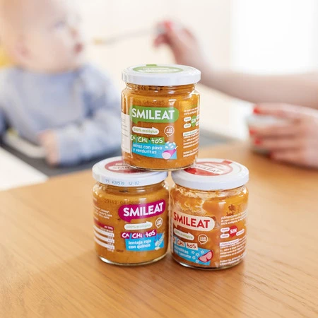 Smileat, BIO Słoiczek z makaronem i pomidorami, małe kawałki 10m+, 230g