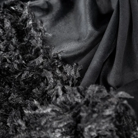 ZASŁONA GOTOWA MARION 2 NA TAŚMIE 140 X 270 CM CZARNY