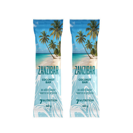 Zestaw: 2x 7Nutrition Zanzibar Bar 40g Baton Proteinowy