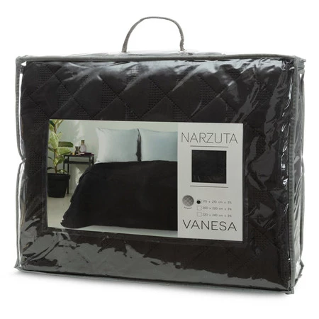 NARZUTA VANESA 200 X 220 CM CZARNY
