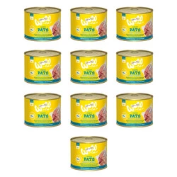 Zestaw 10x WOW CAT Huhn Garnelen - kurczak z krewetkami dla dorosłych kotów (200g)