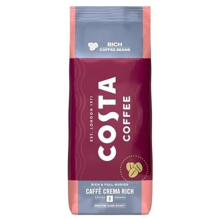 Costa Coffee kawa ziarnista Caffe Crema Rich Medium Dark Roast 1 kg