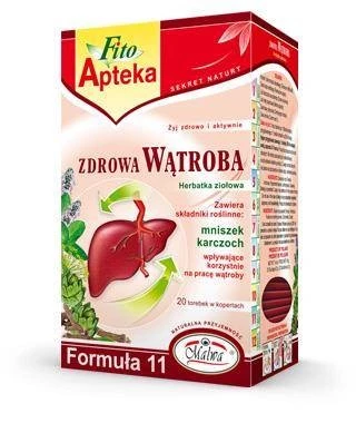 Malwa − F11 Zdrowa wątroba, herbata − 20 x 2 g