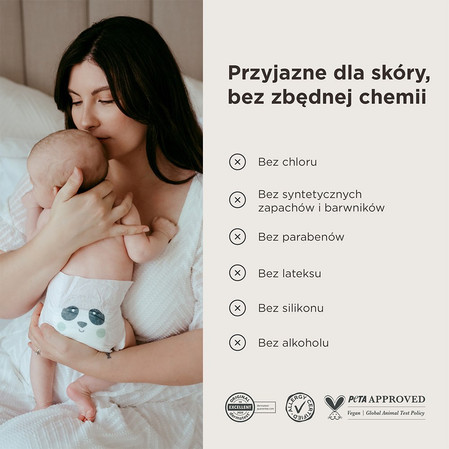 Kit & Kin, Pieluszki Jednorazowe 5 Junior (11 kg+), Koala/Małpka, 28 szt.