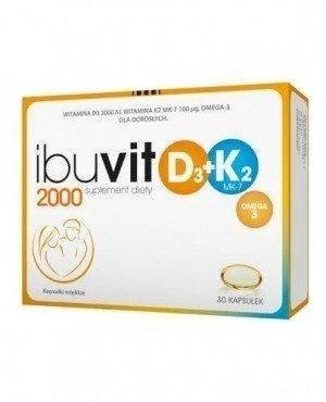 Ibuvit D3 2000 + K2 MK-7 Omega 30 kaps.
