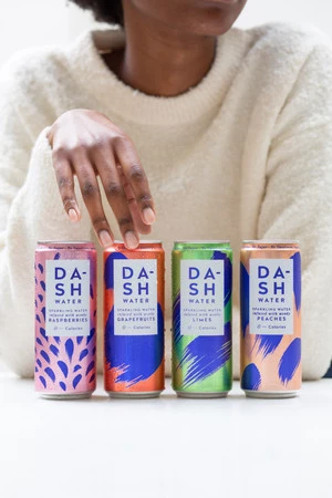 DASH WATER - gazowana MALINA 330ml