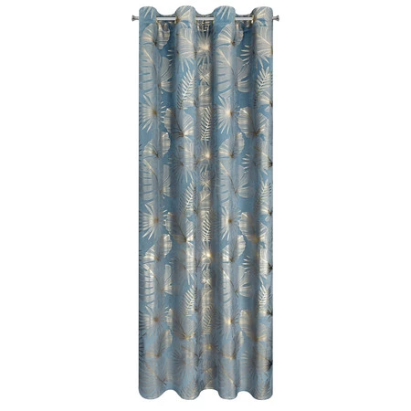ZASŁONA GOTOWA ARIA 135 X 250 CM NIEBIESKI