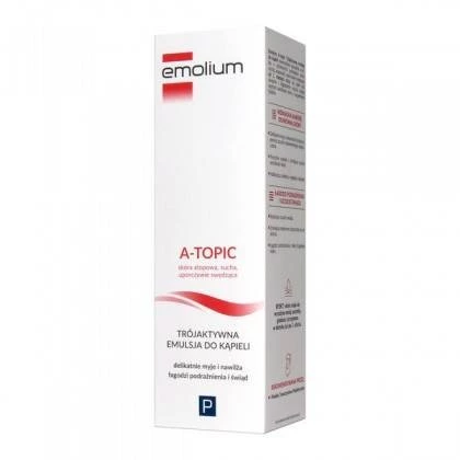 Sanofi – EMOLIUM A-TOPIC, trójaktywna emulsja do kąpieli – 200 ml