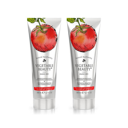 Zestaw: 2x Sense and Body – Vegetable Beauty ekstrakt z pomidorów, szampon rewitalizujący – 200 ml