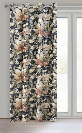 ZASŁONA GOTOWA BETTY 140 X 250 CM GRAFITOWY