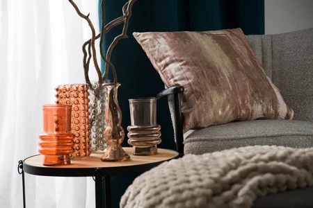 POSZEWKA ELLA 45 X 45 CM BRĄZOWY