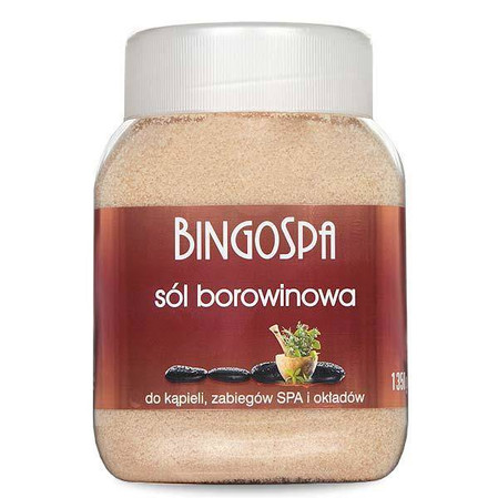 BINGOSPA Sól borowinowa do okładów i kąpieli 1,35kg