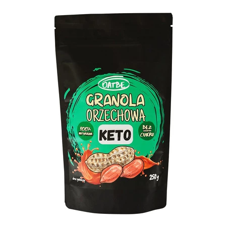 Oatbe Granola orzechowa keto bez dodatku cukru 250 g