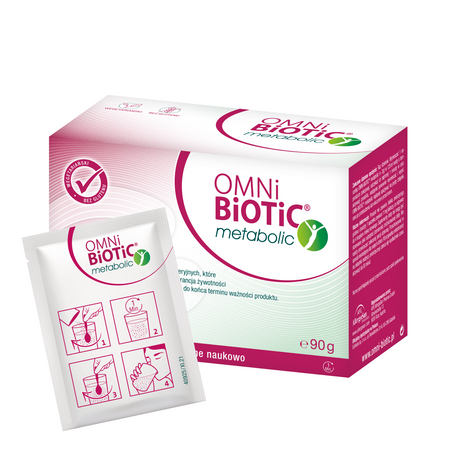 Omni-Biotic® Metabolic 7 szczepów bakterii 30 sasz. x 3 g vege