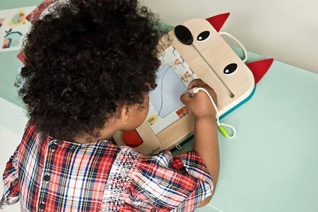 LILLIPUTIENS Drewniana tablica – znikopis Wilk Louis 2 lata+