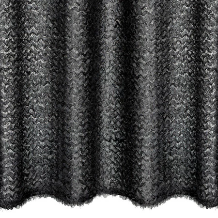 ZASŁONA GOTOWA TIFFANY 135 X 250 CM CZARNY