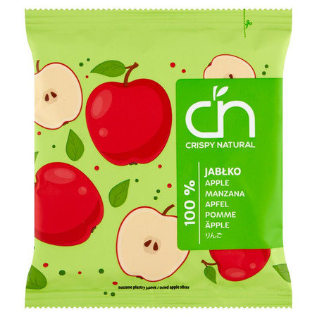 Crispy Natural Jabłko suszone zimowe w plasterkach 50 g